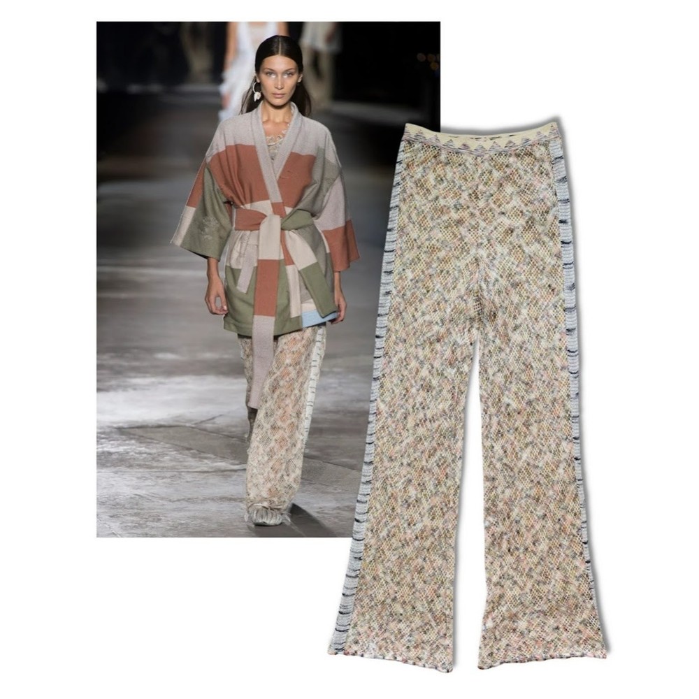 🤑 SOLD 🤑 Missoni SS19 Runway Diamond Knit Pant